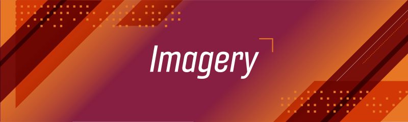 The words "Imagery" on a colorful background.