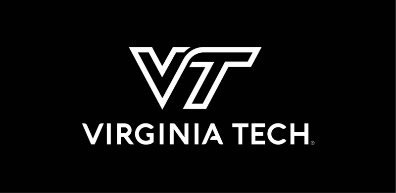 VT White logo on black