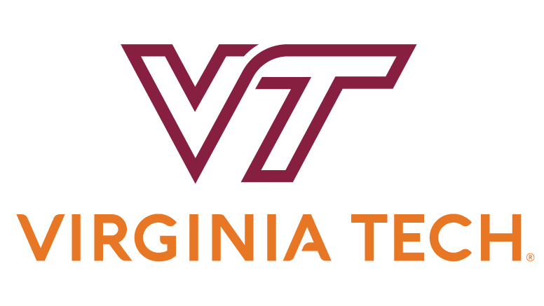 Vertical version of the Virginia Tech logo.