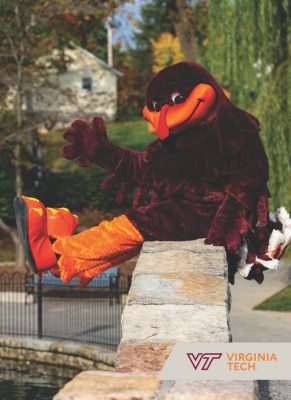 Example of a Virginia Tech greeting card.